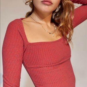 Urban outfitters Orla Square Neck Top